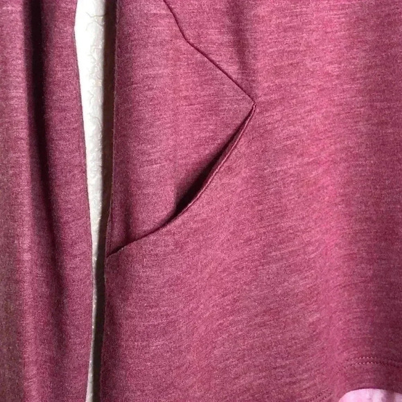 LoGo by Lori Goldstein Loungewear Peplum Sweatshir - Picture 5 of 7